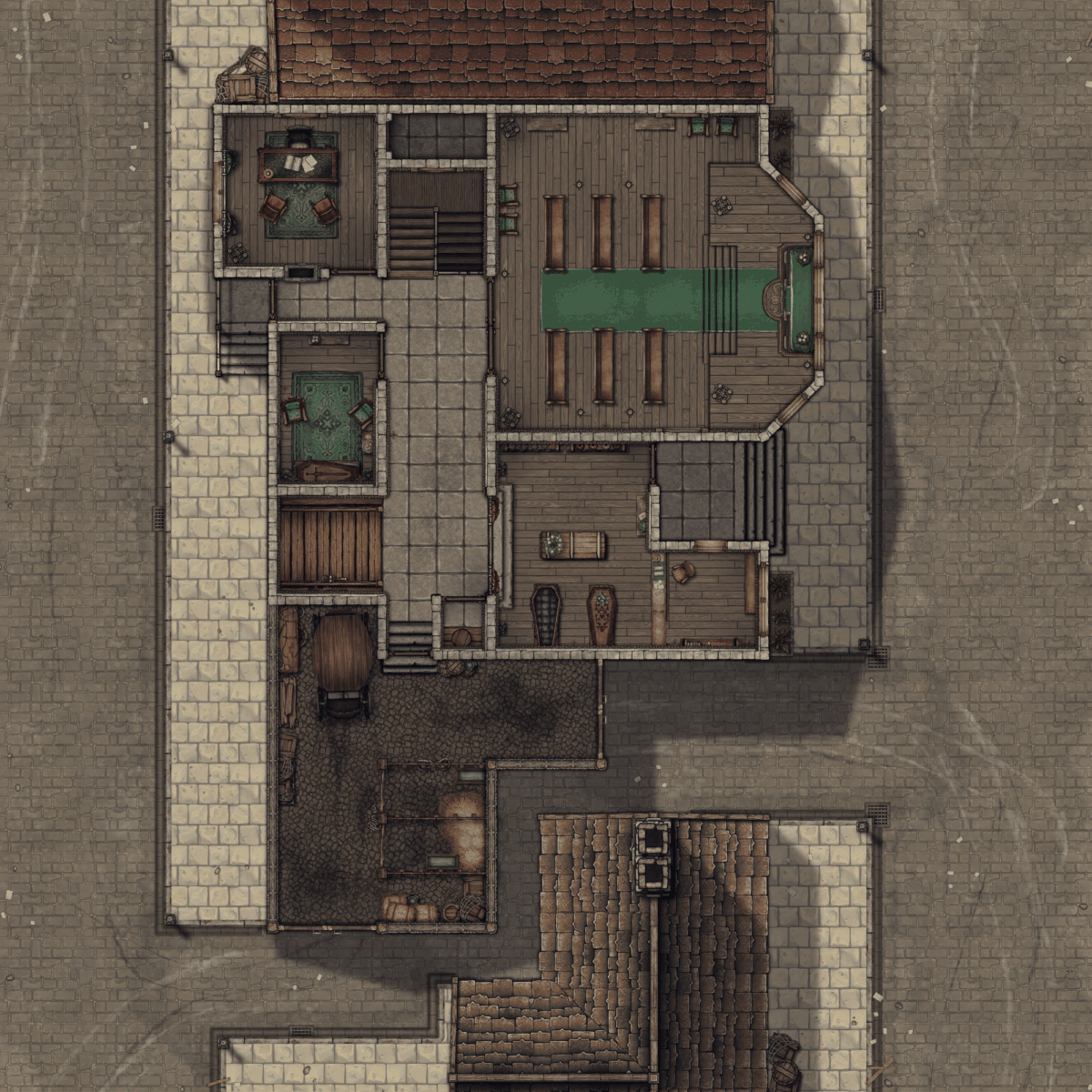 Urban Mortuary variants previews